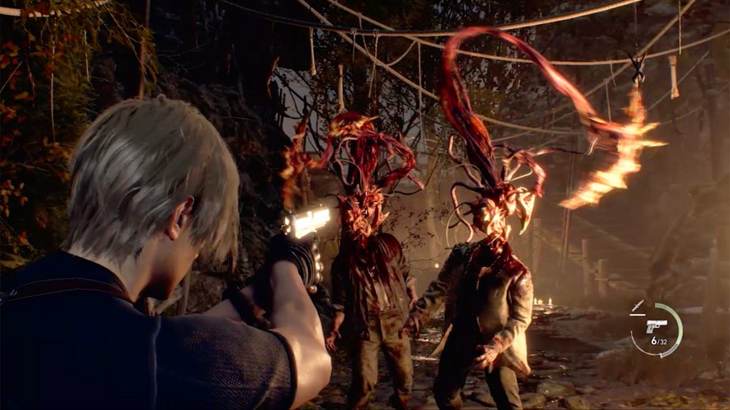 Uno screenshot di Resident Evil 4 Remake