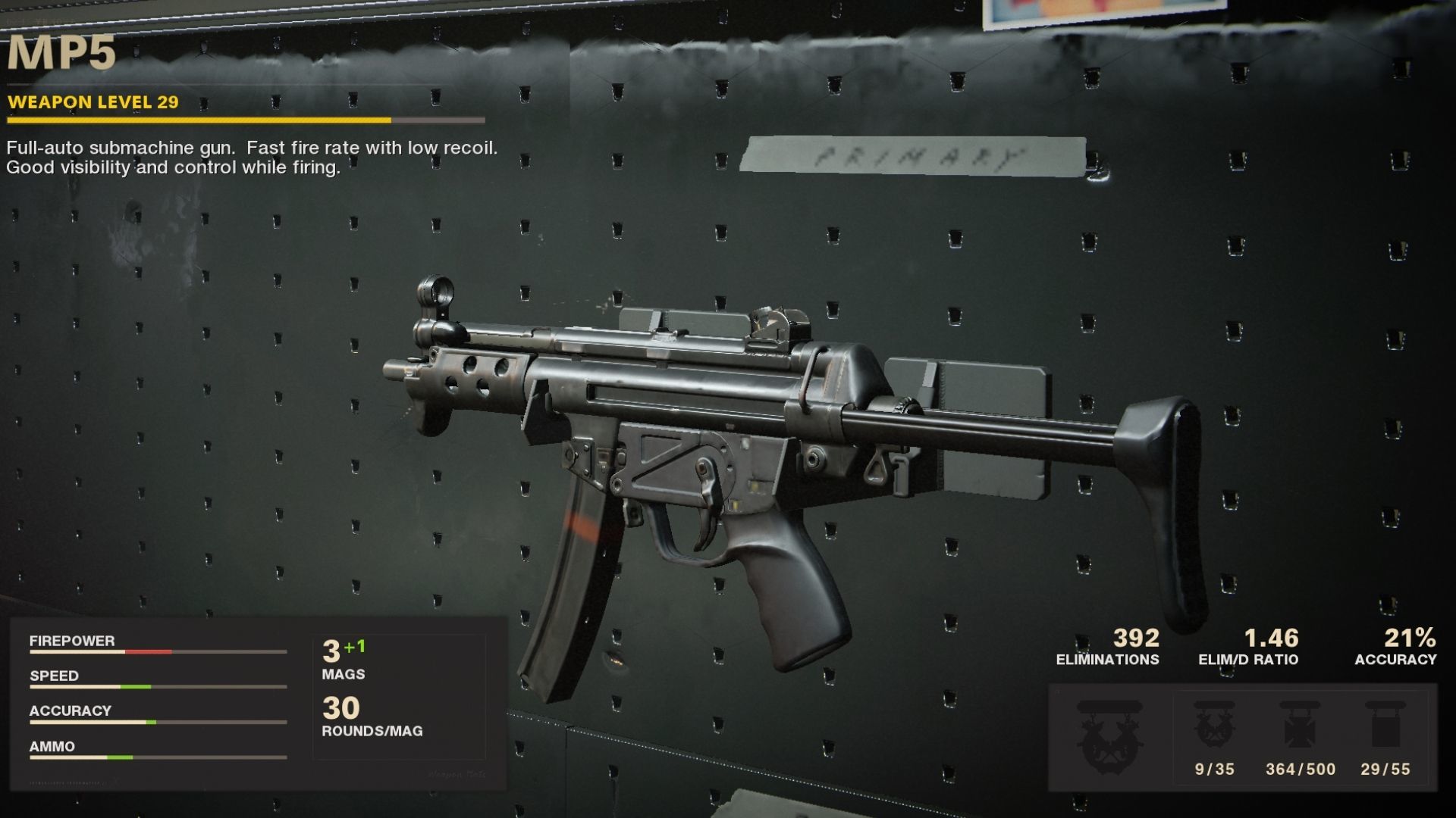 MP5 Black Ops Guerra Fredda