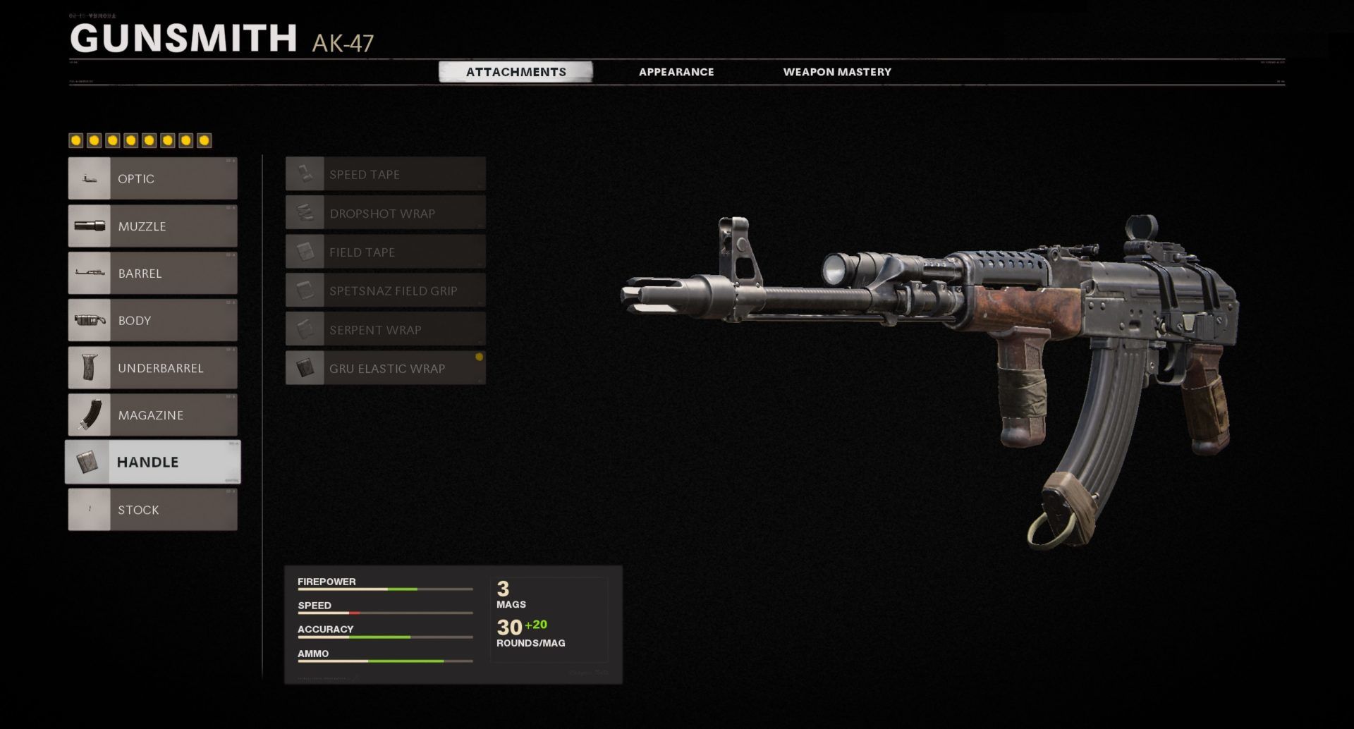 AK-47 Black Ops Guerra Fredda