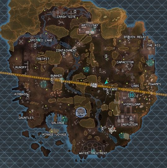Mappa della stagione 8 di Apex Legends Kings Canyon