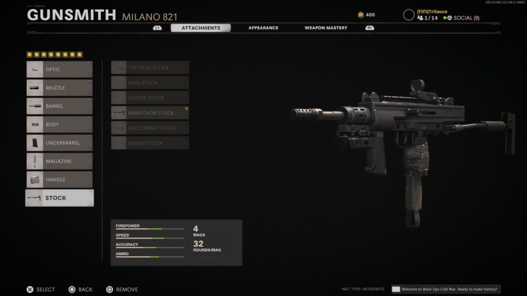 Equipaggiamento di Milano Black Ops Cold War