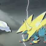 Screenshot of Tynamo and Mega Manectric in Pokemon Go Charge Up event.