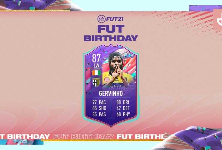 Gervinho FIFA 21 FUT Birthday SBC