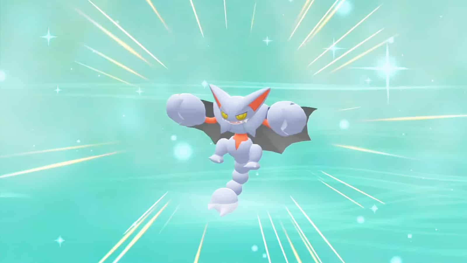 Schermata dell'evoluzione di Pokémon Diamante brillante e Perla splendente Gliscor