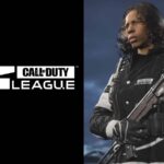 Call of Duty League logo with CoD Vanguard CDL skins