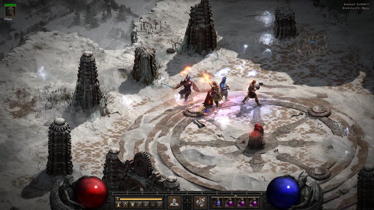 Diablo 2 ha resuscitato la battaglia del vertice arreat contro gli antichi per il Rito di Passaggio