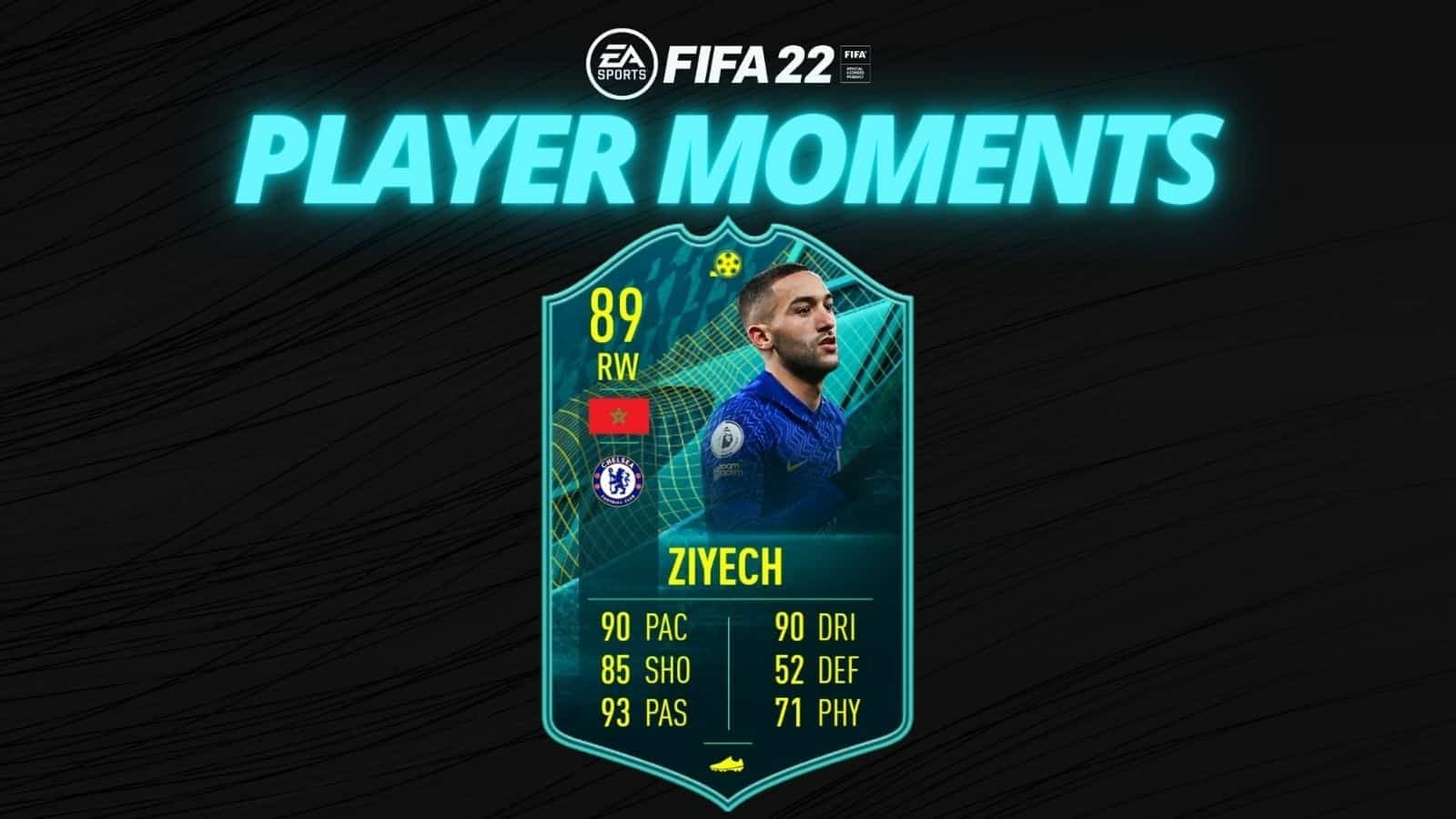 Come completare FIFA 22 Ziyech Player Moments SBC: costi e soluzioni
