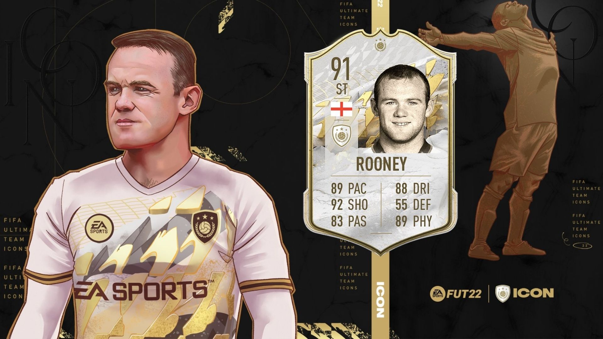 Wayne Rooney icona a metà