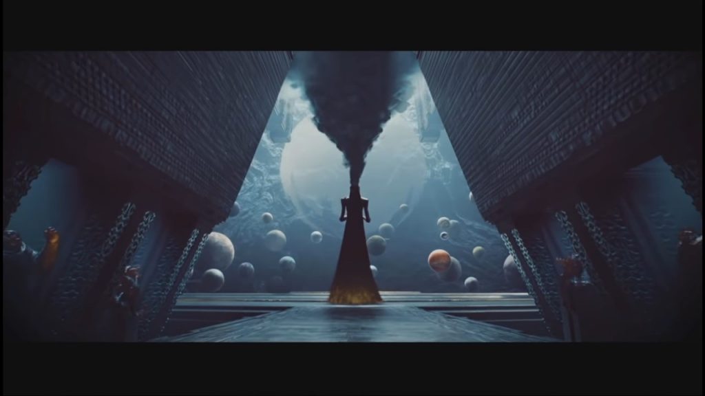 Screenshot del filmato finale di Destiny 2 The Witness Witch Queen