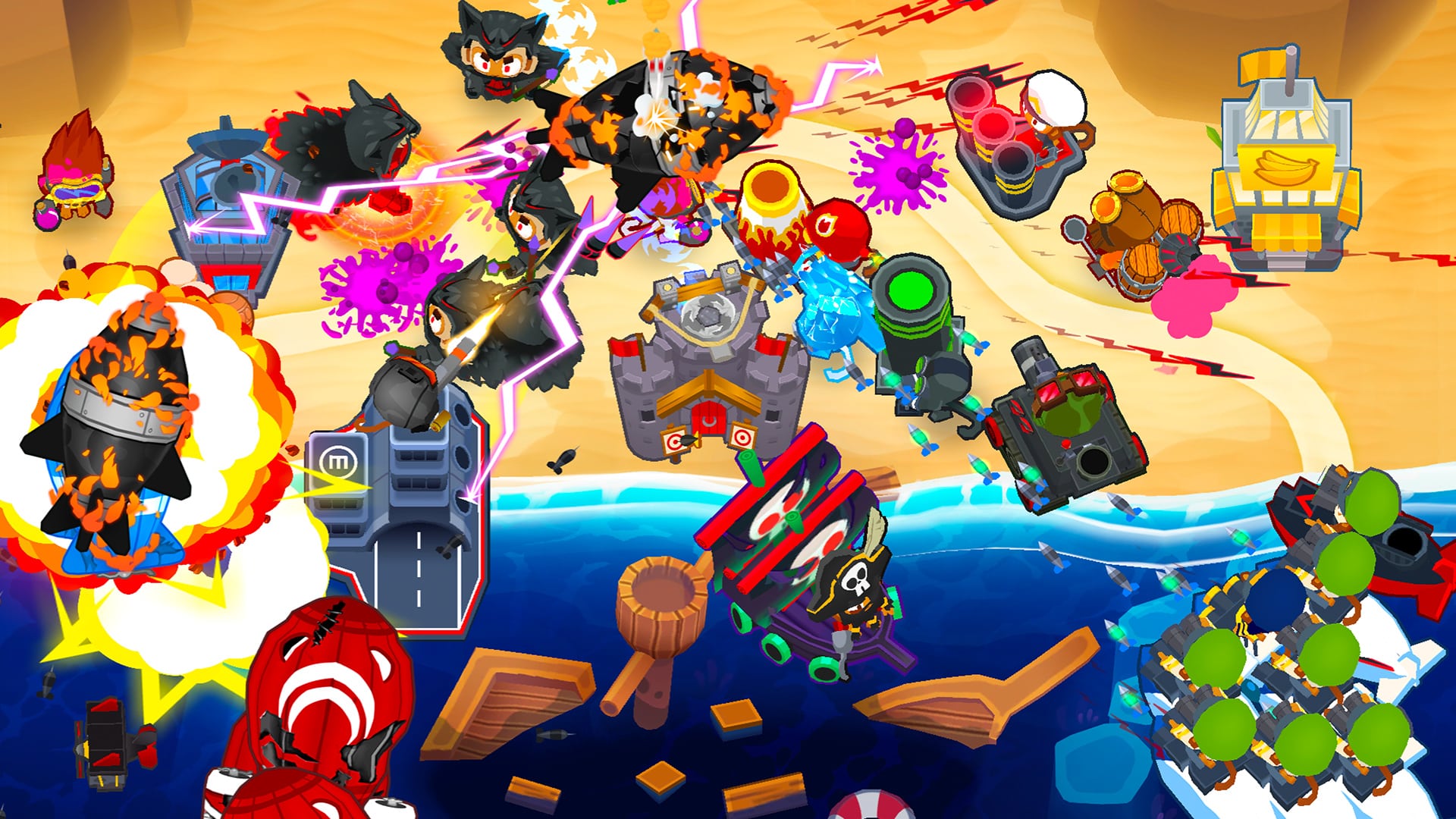 screenshot in-game di btd6 che mostra alcuni eroi