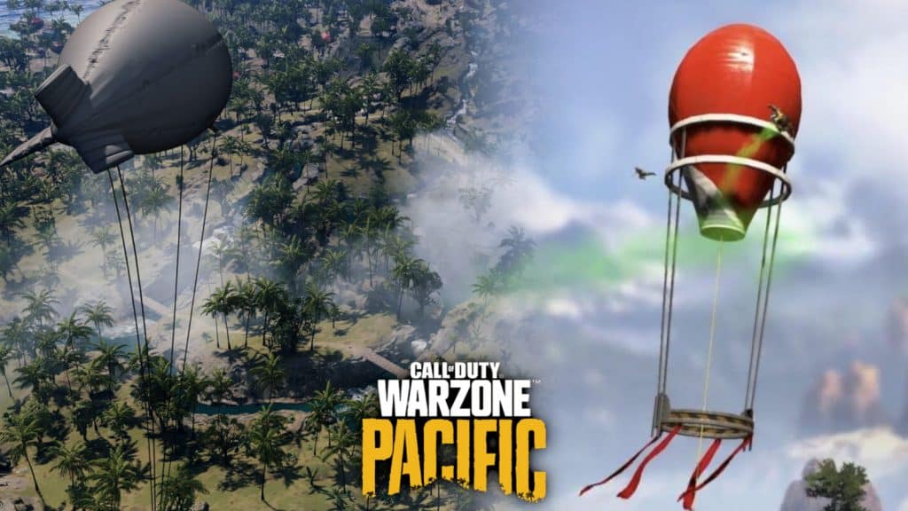 call of duty warzone pacifico ridistribuire palloncini apex legends jump tower