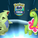 Tyranitar and Meganium with the best exclusive moves in Pokemon Go Tour Johto