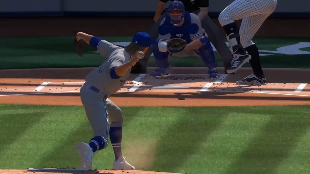 Schermata ufficiale del gameplay di MLB The Show 22