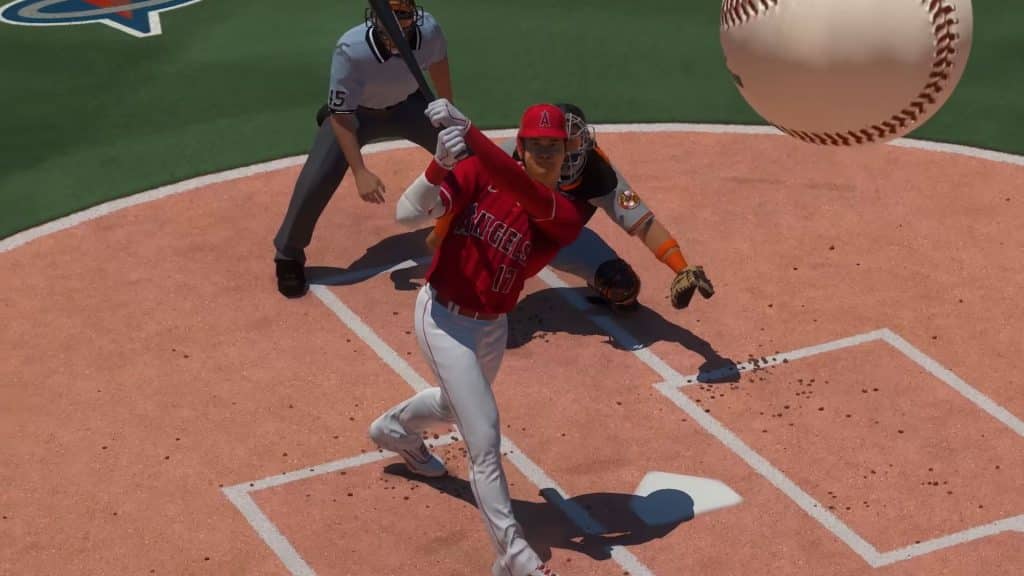 Schermata di gioco ufficiale di MLB The Show 22
