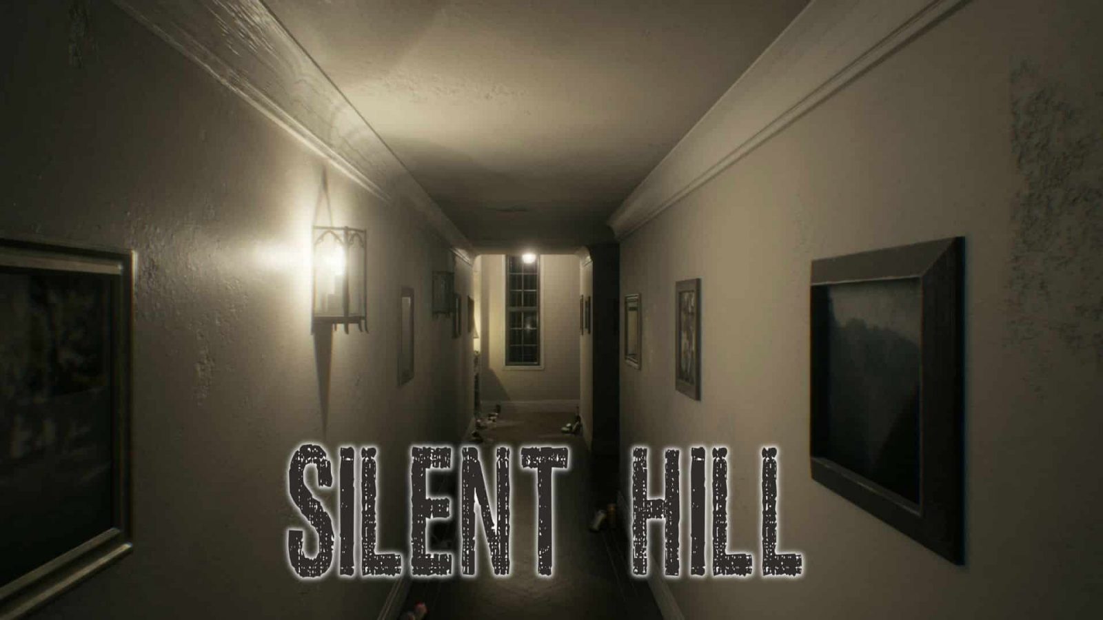 pt corridor with silent hill logo