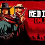Red Dead Online logo and characters