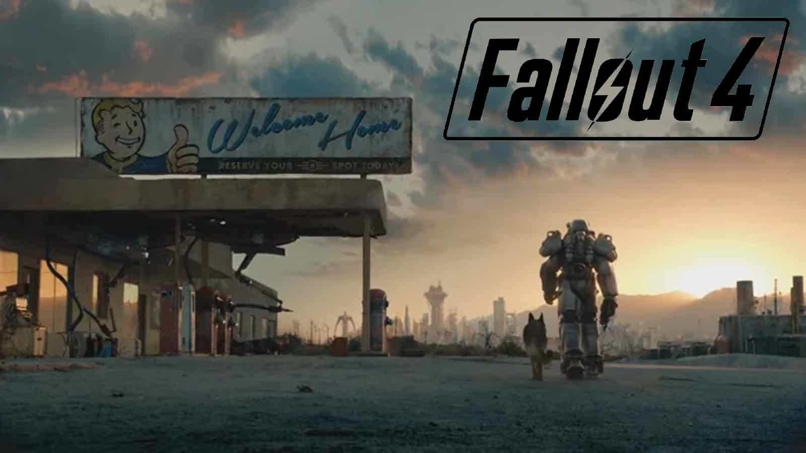 Fallout 4 Wanderer con Dogmeat