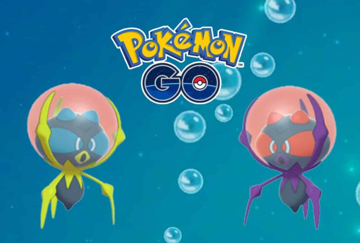 Araquanid and Shiny Araquanid appearing in Pokemon Go