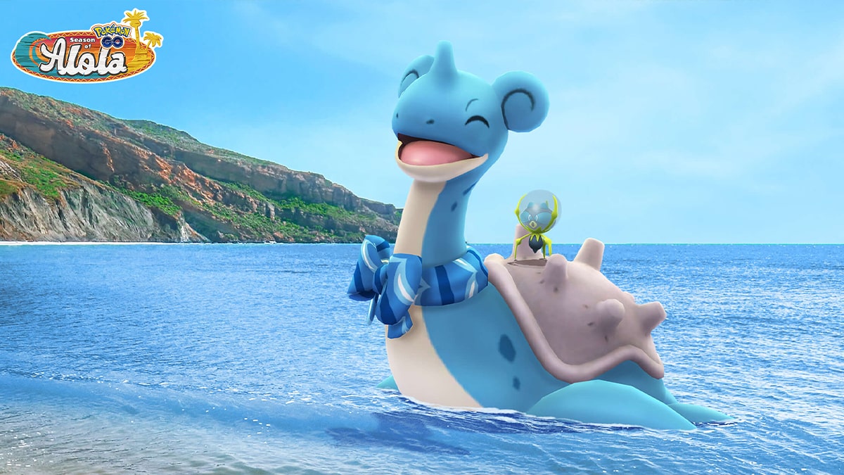 Un poster per la ricerca a tempo di Pokémon Go Water Festival Catch Challenge