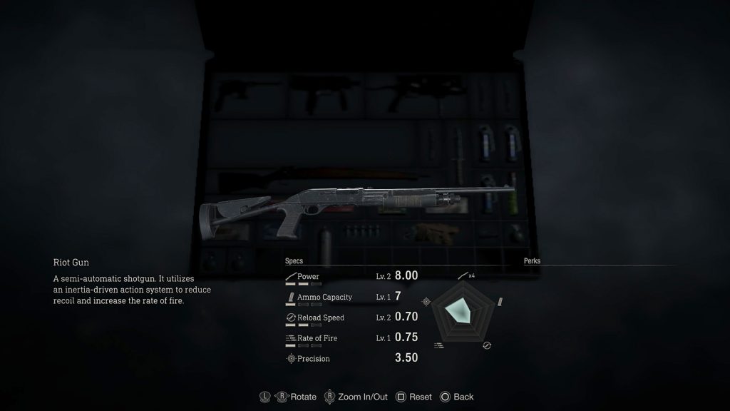 Il fucile antisommossa, una delle migliori armi del remake di Resident Evil 4