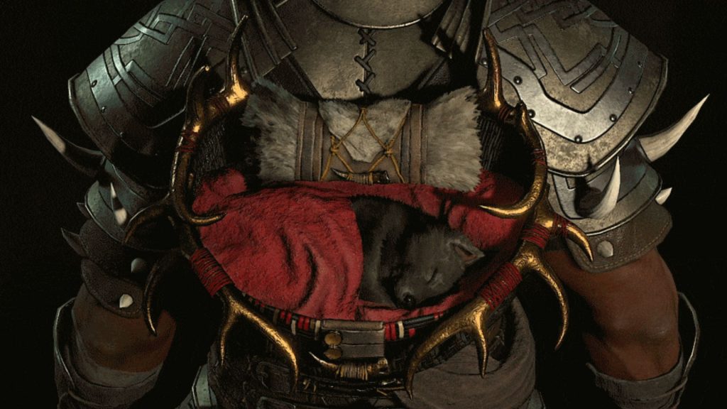 Schermata cosmetica del lupo di Diablo 4
