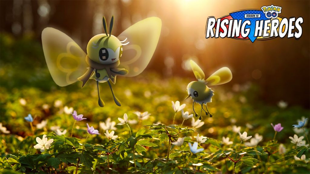 Cutiefly in e la sua evoluzione Ribombee in Pokemon GO
