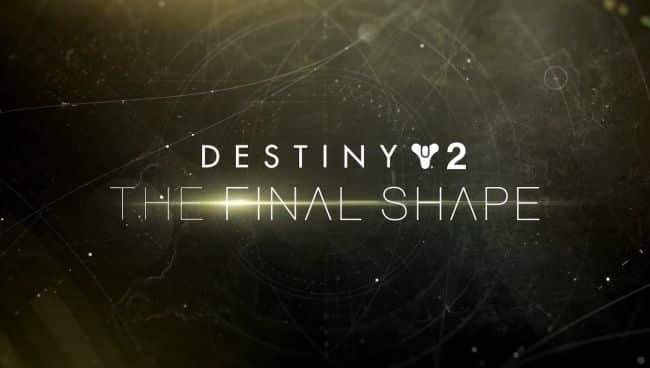 Titolo di Destiny 2 The Final Shape