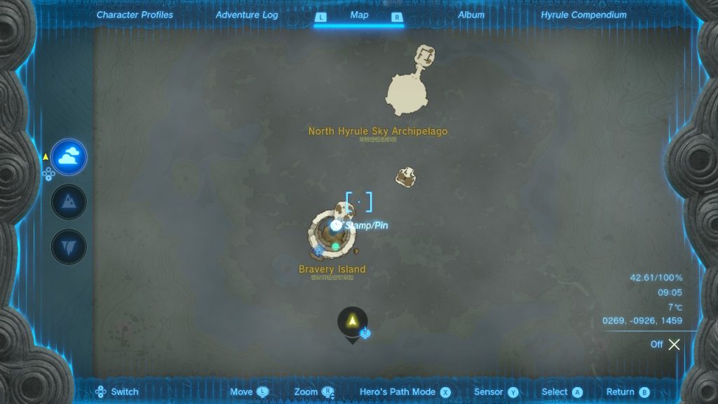 Schermata di Bravery Island