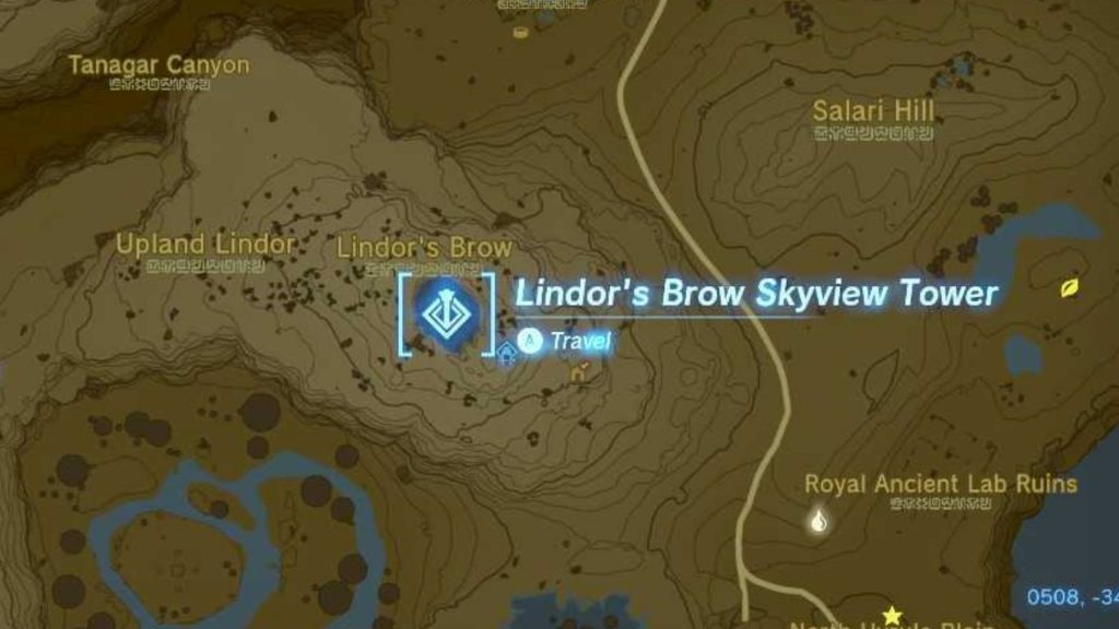 La torre di Lindor's Brow Skyview