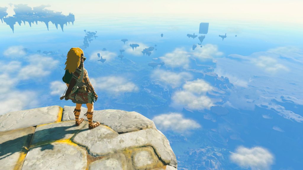 Zelda osserva le Sky Islands