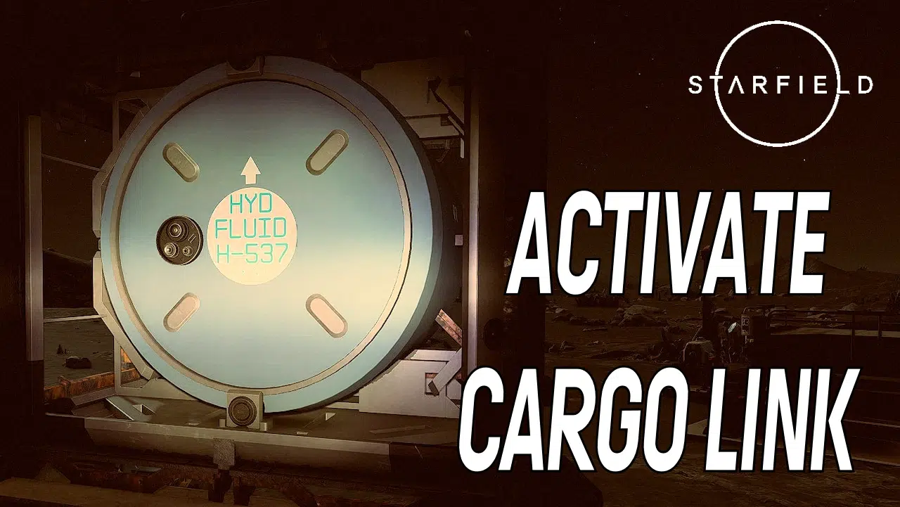 Starfield How to activate cargo link